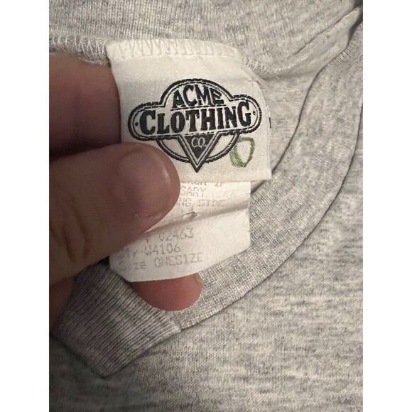 Vintage 1991 Acme Clothing Co Daffy Duck Lisa T Shirt One Size Fits All Looney - Picture 4 of 4